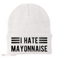 I Hate Mayonnaise Funny Mayonnaise Haters Beanie thumb 0