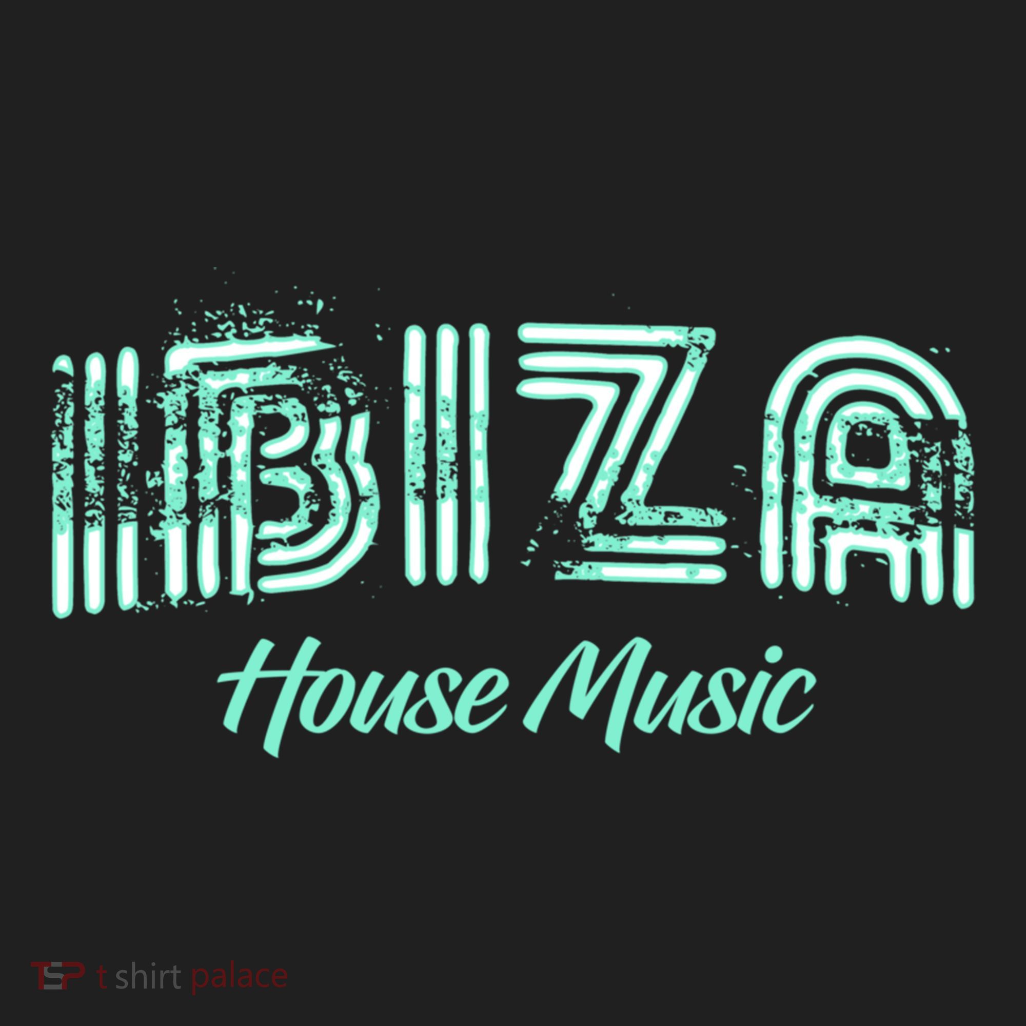 Ibiza House Music Teal Ibiza Spain Music Gift Women's Sweatshirt