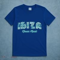 Ibiza House Music Teal Ibiza Spain Music Gift T-Shirt thumb 5