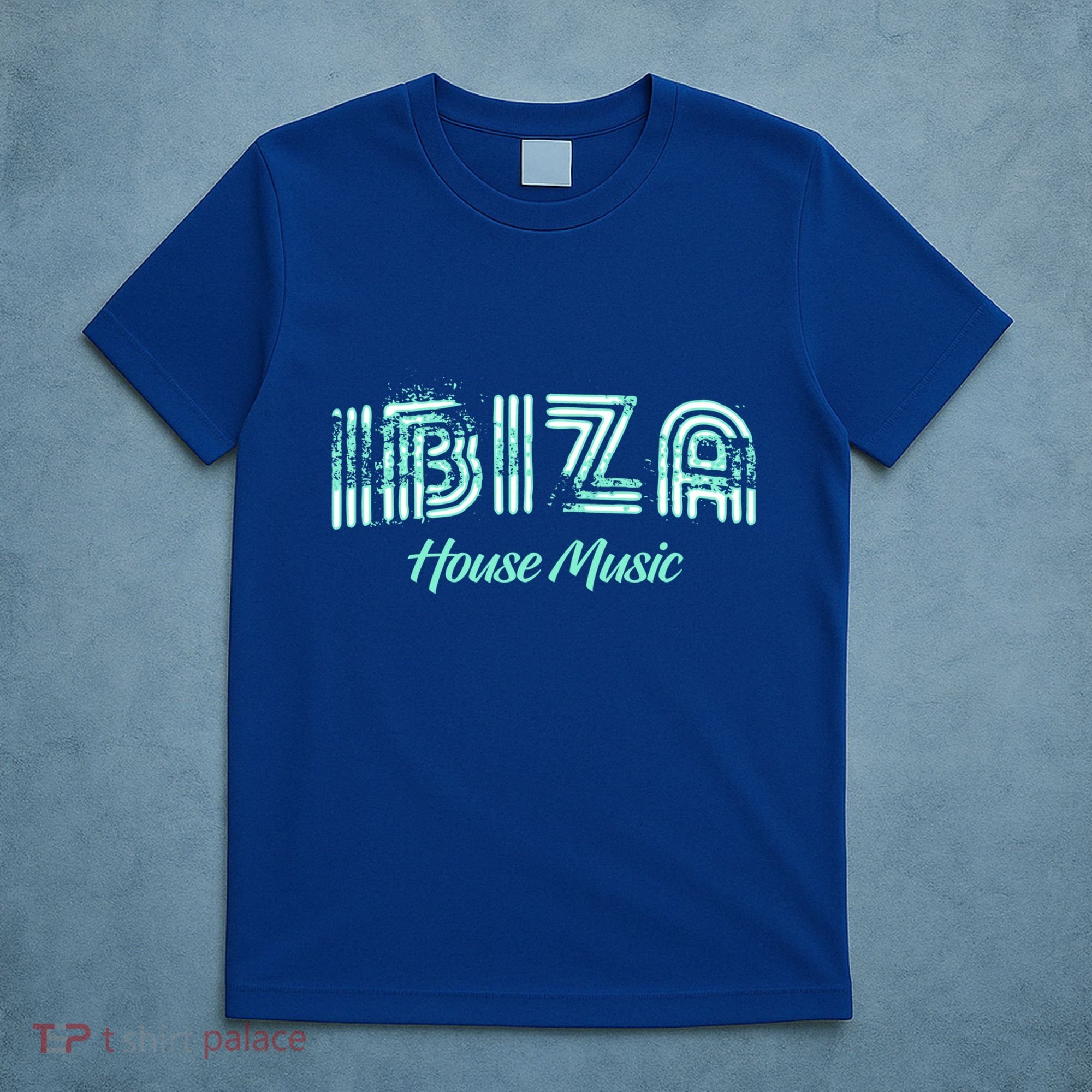 Ibiza House Music Teal Ibiza Spain Music Gift T-Shirt
