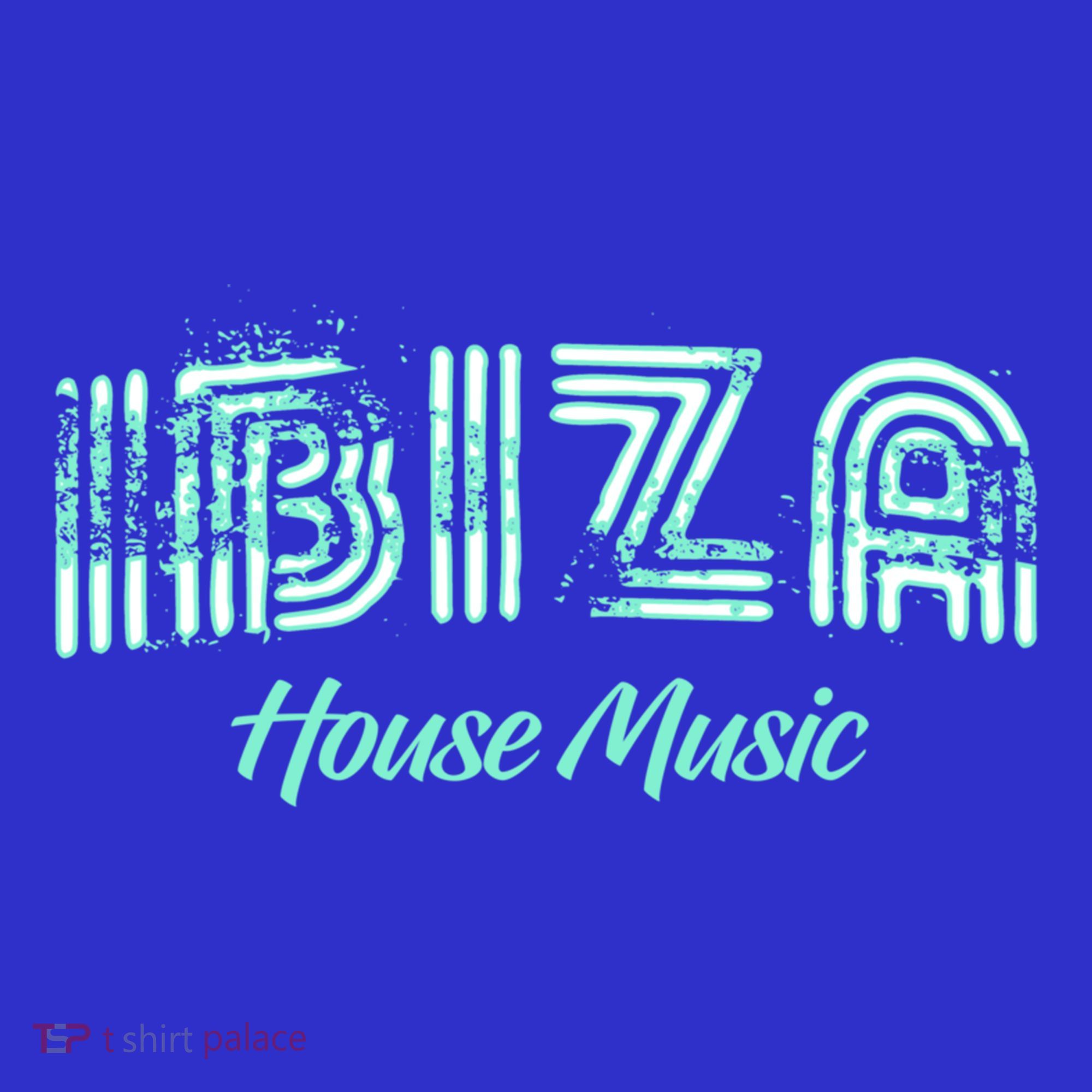 Ibiza House Music Teal Ibiza Spain Music Gift Women's Tank Top