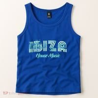 Ibiza House Music Teal Ibiza Spain Music Gift Tank Top thumb 2