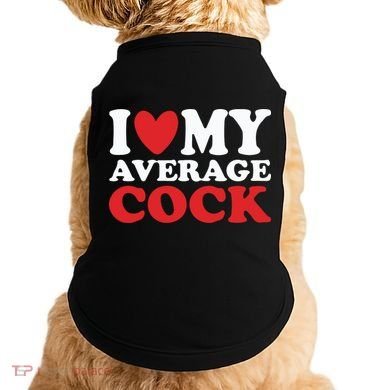 I Heart My Average Cock Doggie Tank