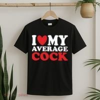 I Heart My Average Cock T-Shirt thumb 2