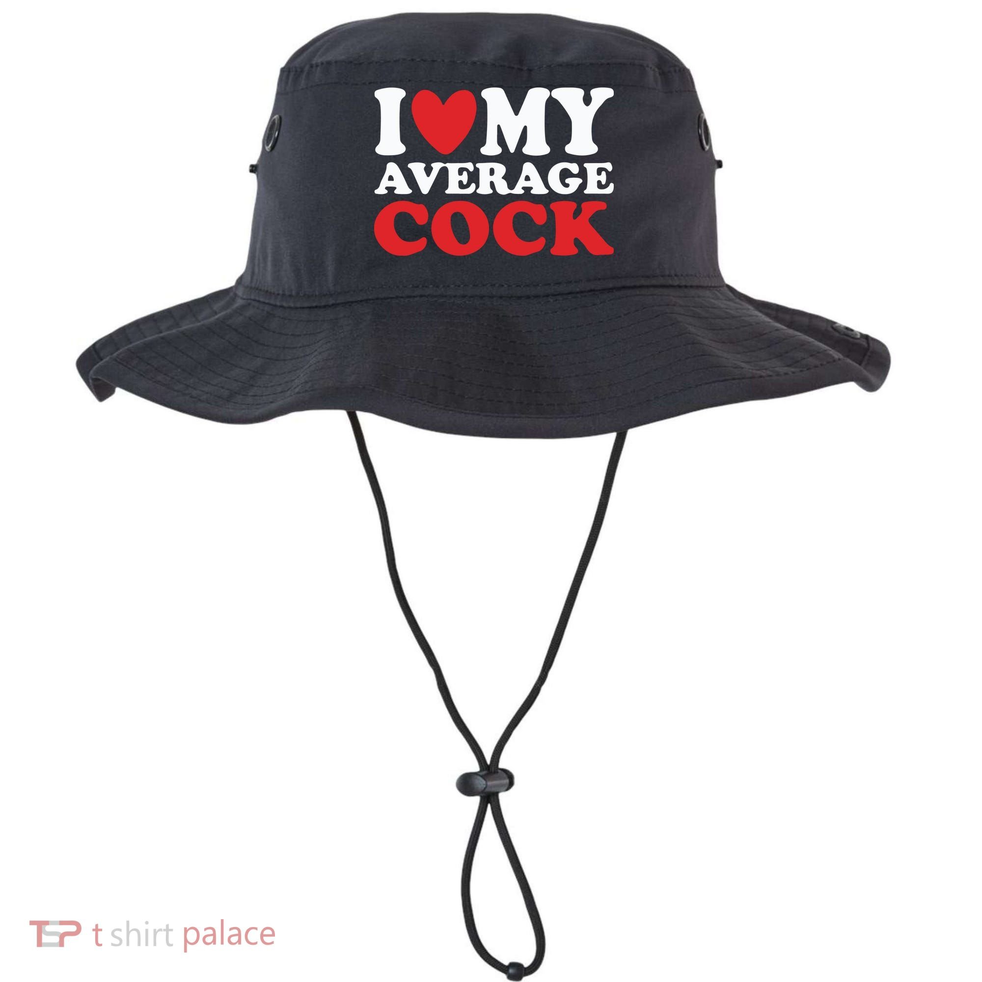 I Heart My Average Cock Bucket Hat