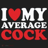 I Heart My Average Cock Golf Towel thumb 3