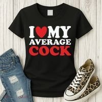 I Heart My Average Cock Women's T-Shirt thumb 3