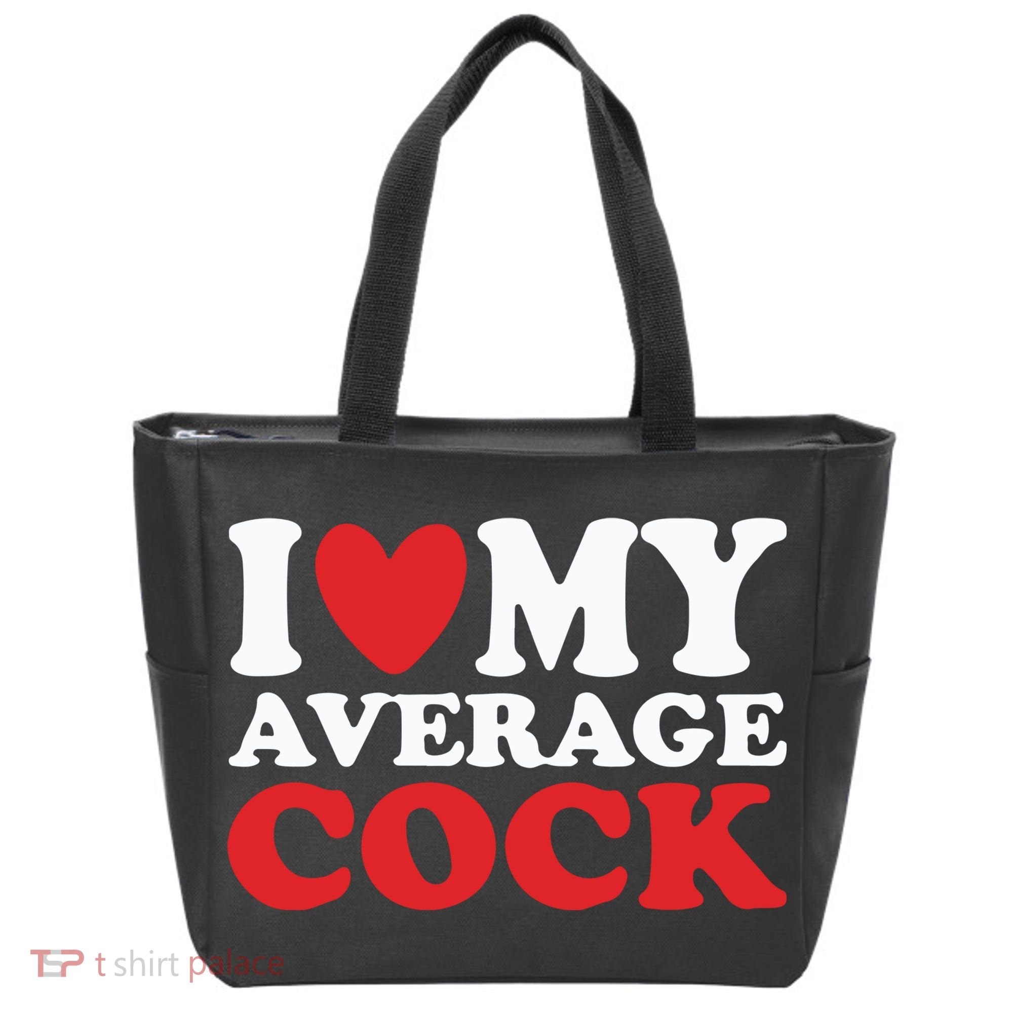 I Heart My Average Cock Tote Bag