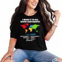 I Have Made It To All Seven Continents Comfort Colors T-Shirt thumb 0