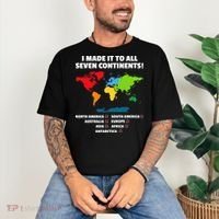 I Have Made It To All Seven Continents Comfort Colors T-Shirt thumb 3