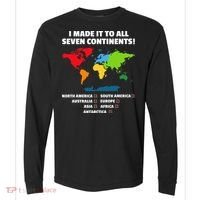 I Have Made It To All Seven Continents Comfort Colors Heavyweight Long Sleeve T-Shirt thumb 0