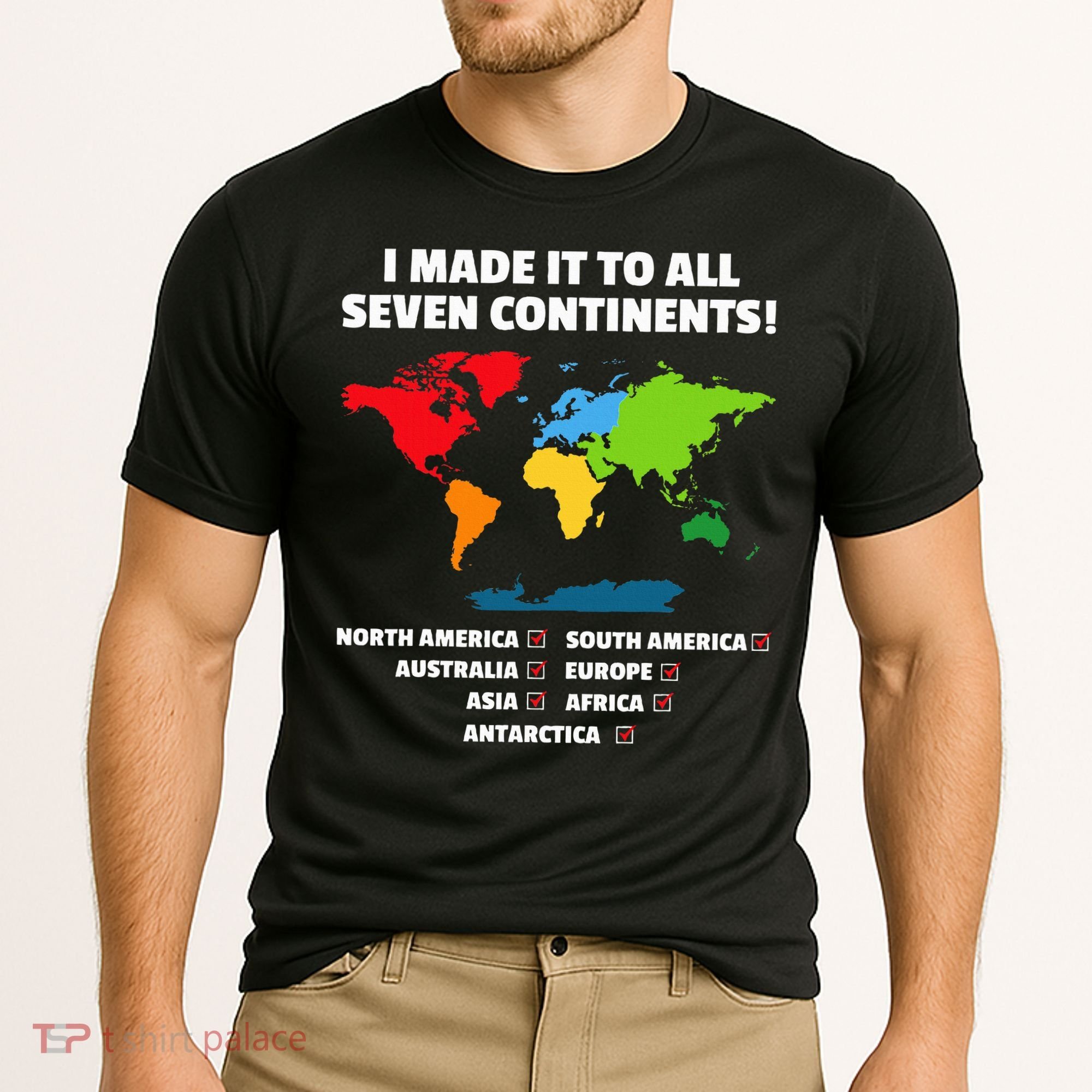 I Have Made It To All Seven Continents Cooling Performance Crew T-Shirt