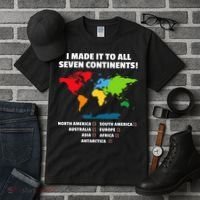 I Have Made It To All Seven Continents Tall T-Shirt thumb 3