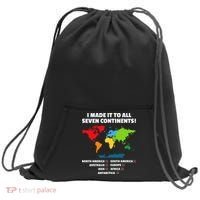 I Have Made It To All Seven Continents Sweatshirt Cinch Pack Bag thumb 0