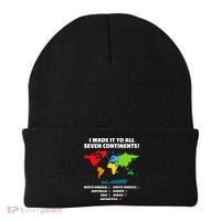 I Have Made It To All Seven Continents Beanie thumb 0