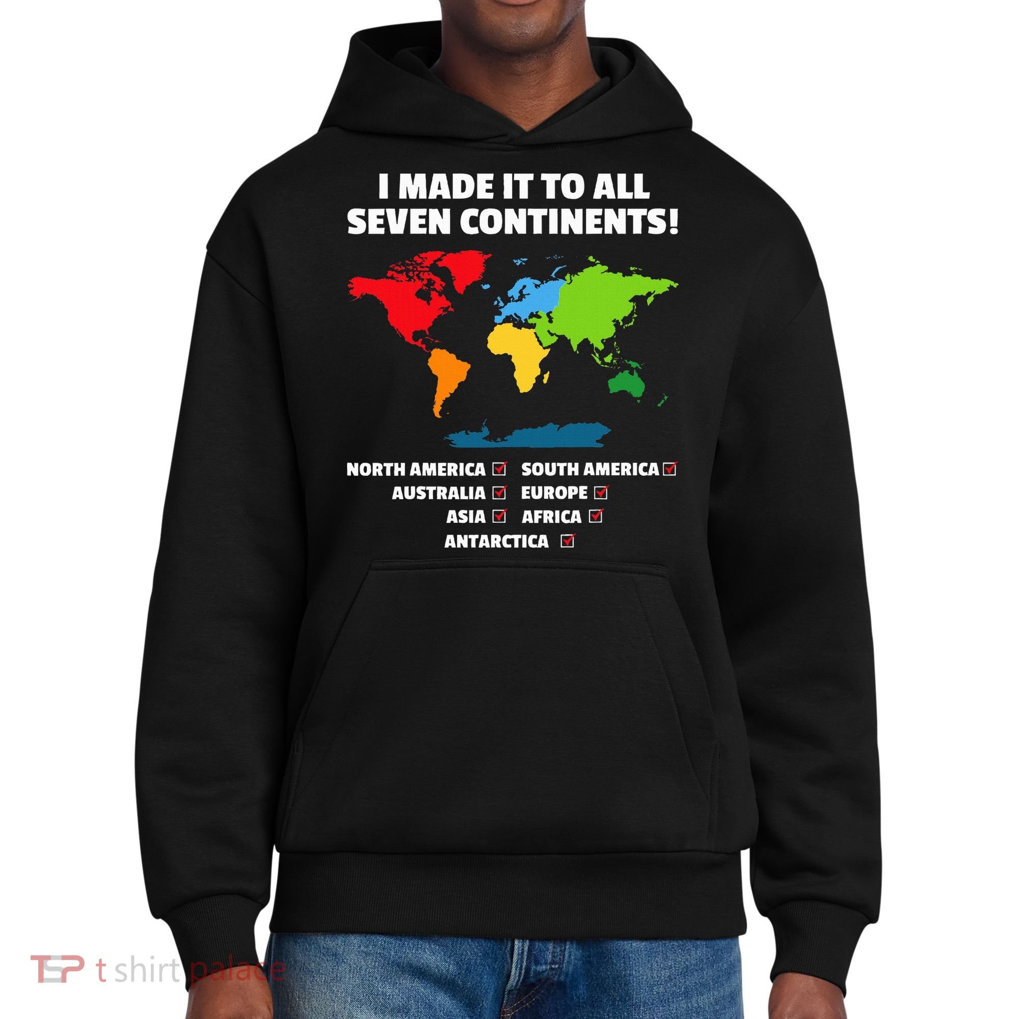 I Have Made It To All Seven Continents District V.I.T. Heavyweight Hoodie