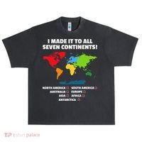I Have Made It To All Seven Continents Urban Oversized Heavyweight T-Shirt thumb 0