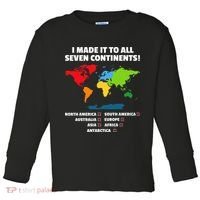 I Have Made It To All Seven Continents Toddler Long Sleeve Shirt thumb 0
