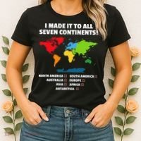 I Have Made It To All Seven Continents Women's T-Shirt thumb 2