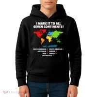 I Have Made It To All Seven Continents Kids Hoodie thumb 4