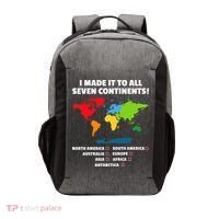 I Have Made It To All Seven Continents Vector Backpack thumb 0