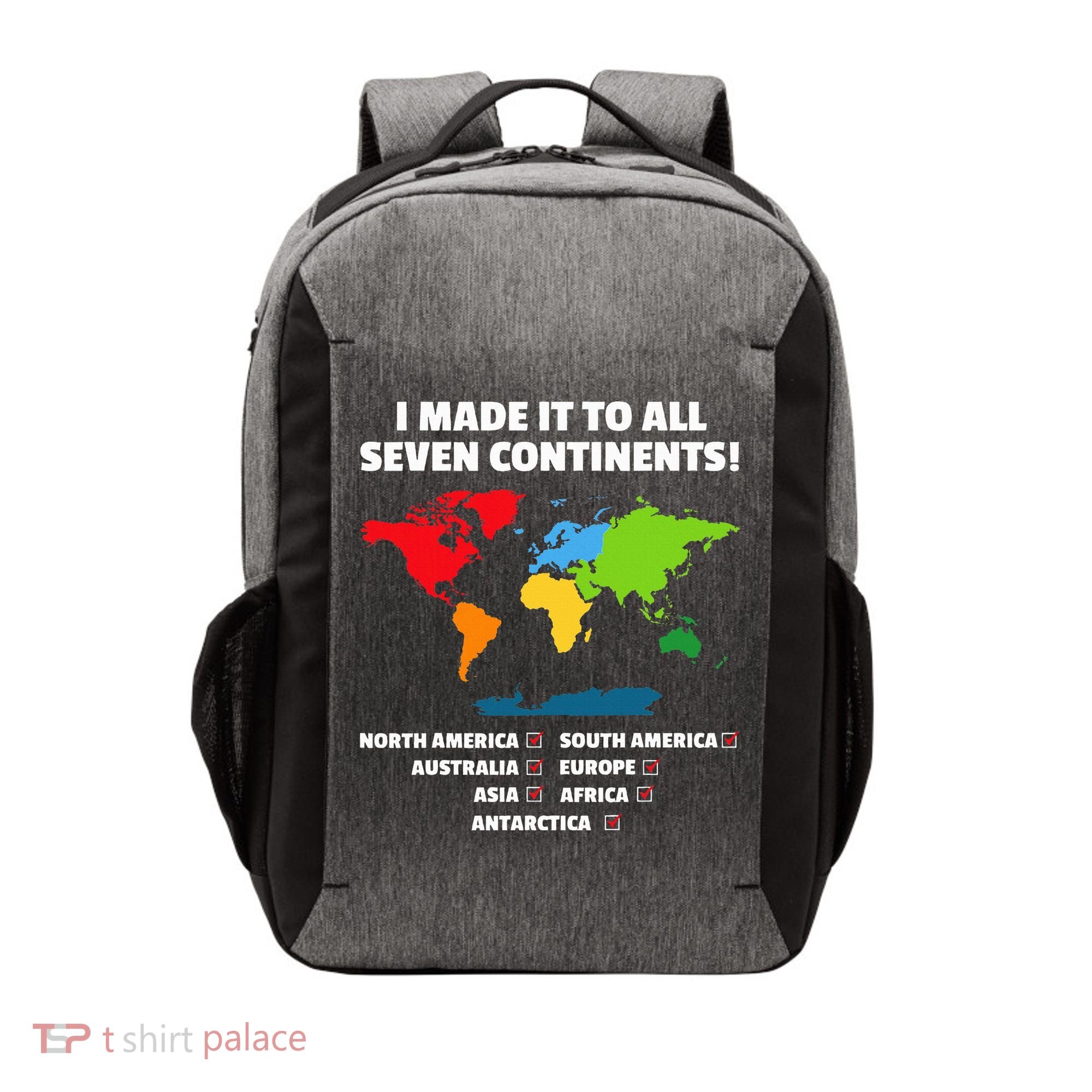 I Have Made It To All Seven Continents Vector Backpack