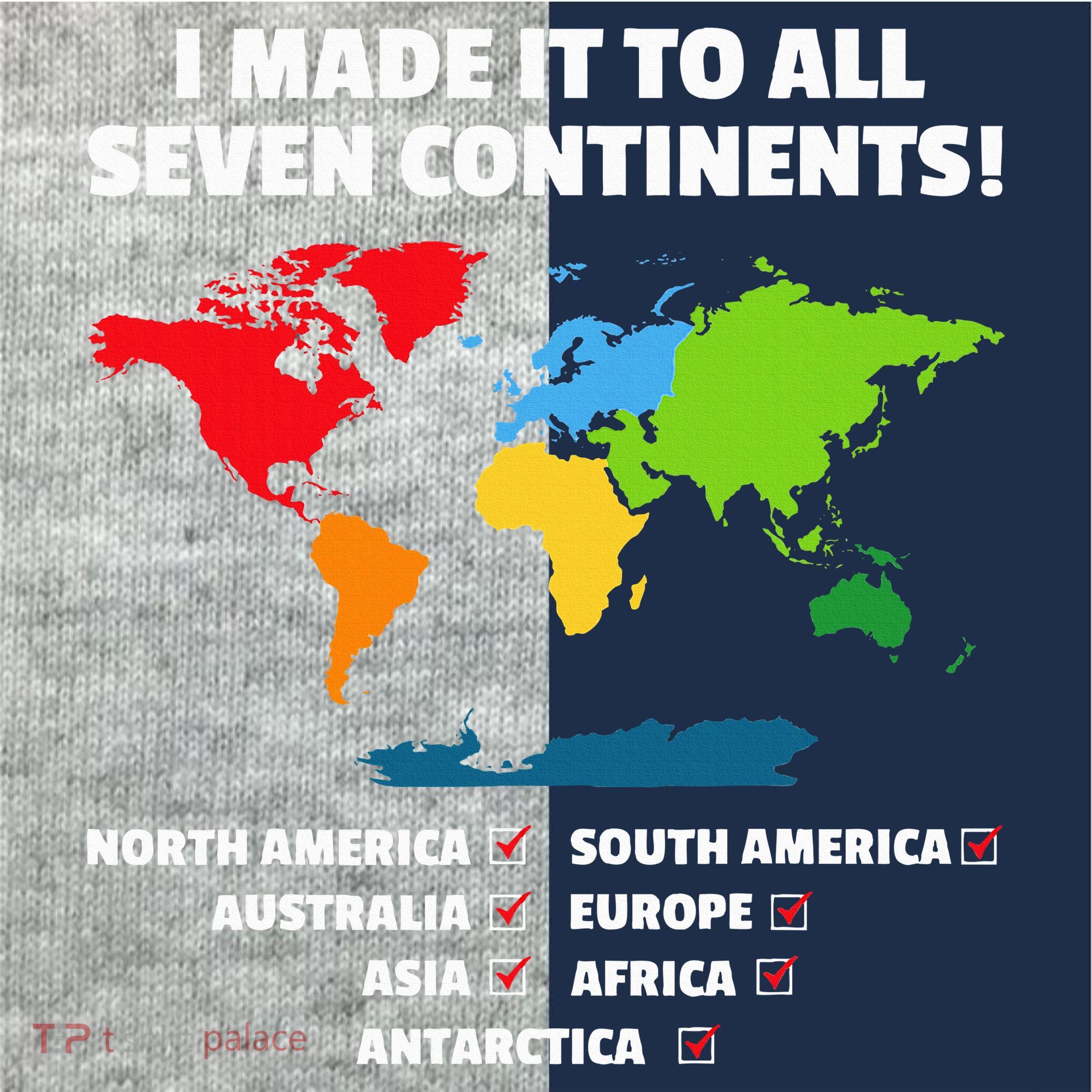 I Have Made It To All Seven Continents Kids Colorblock Raglan Jersey