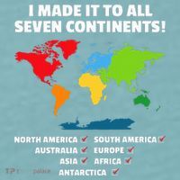 I Have Made It To All Seven Continents Sueded Cloud Jersey T-Shirt thumb 2