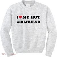 I Heart My Hot Girlfriend Kids Sweatshirt thumb 0
