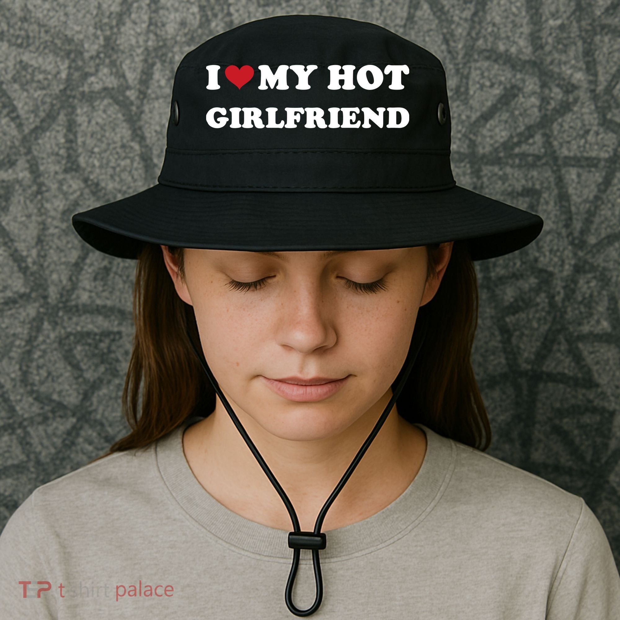I Heart My Hot Girlfriend Bucket Hat