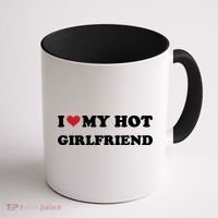 I Heart My Hot Girlfriend Coffee Mug thumb 1