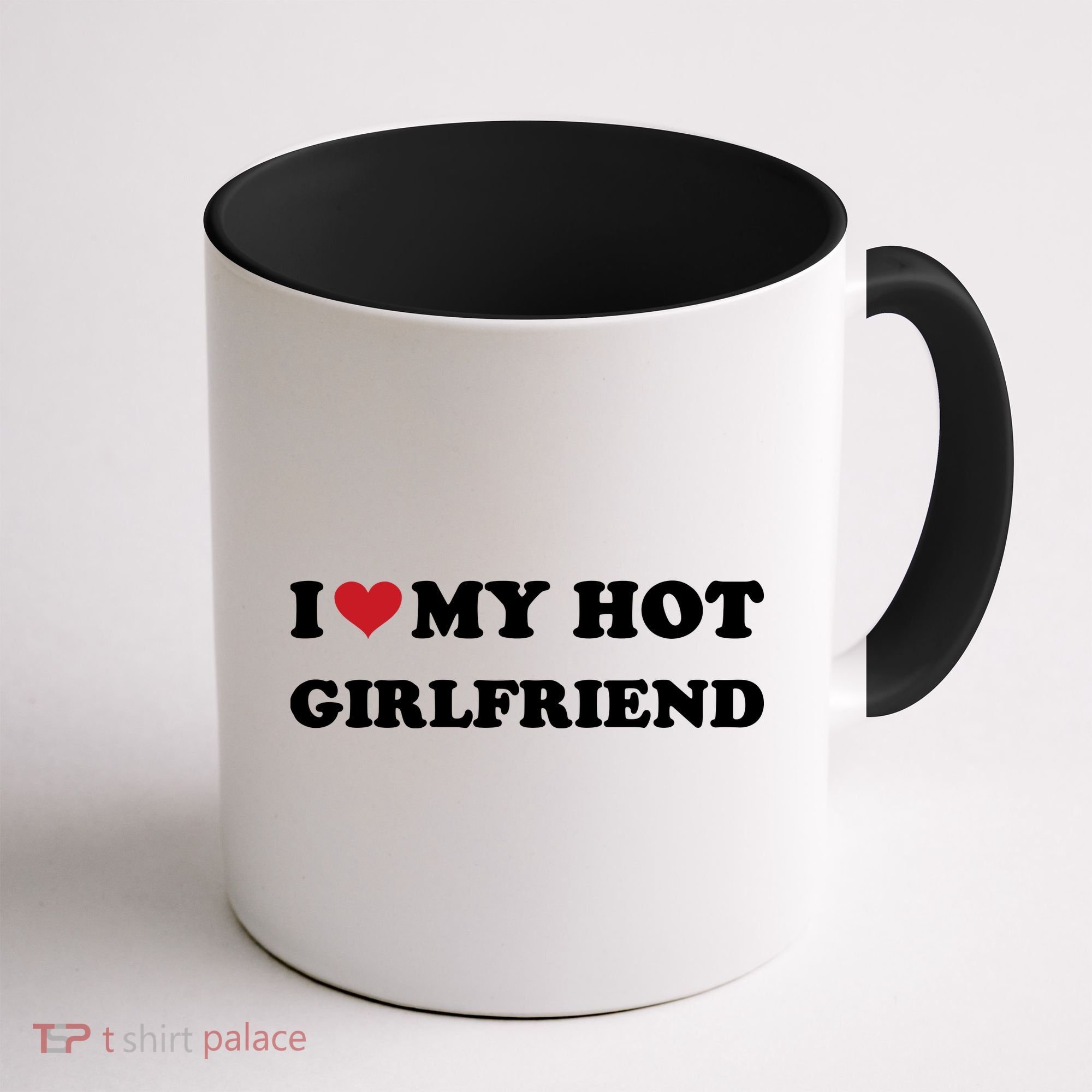 I Heart My Hot Girlfriend Coffee Mug