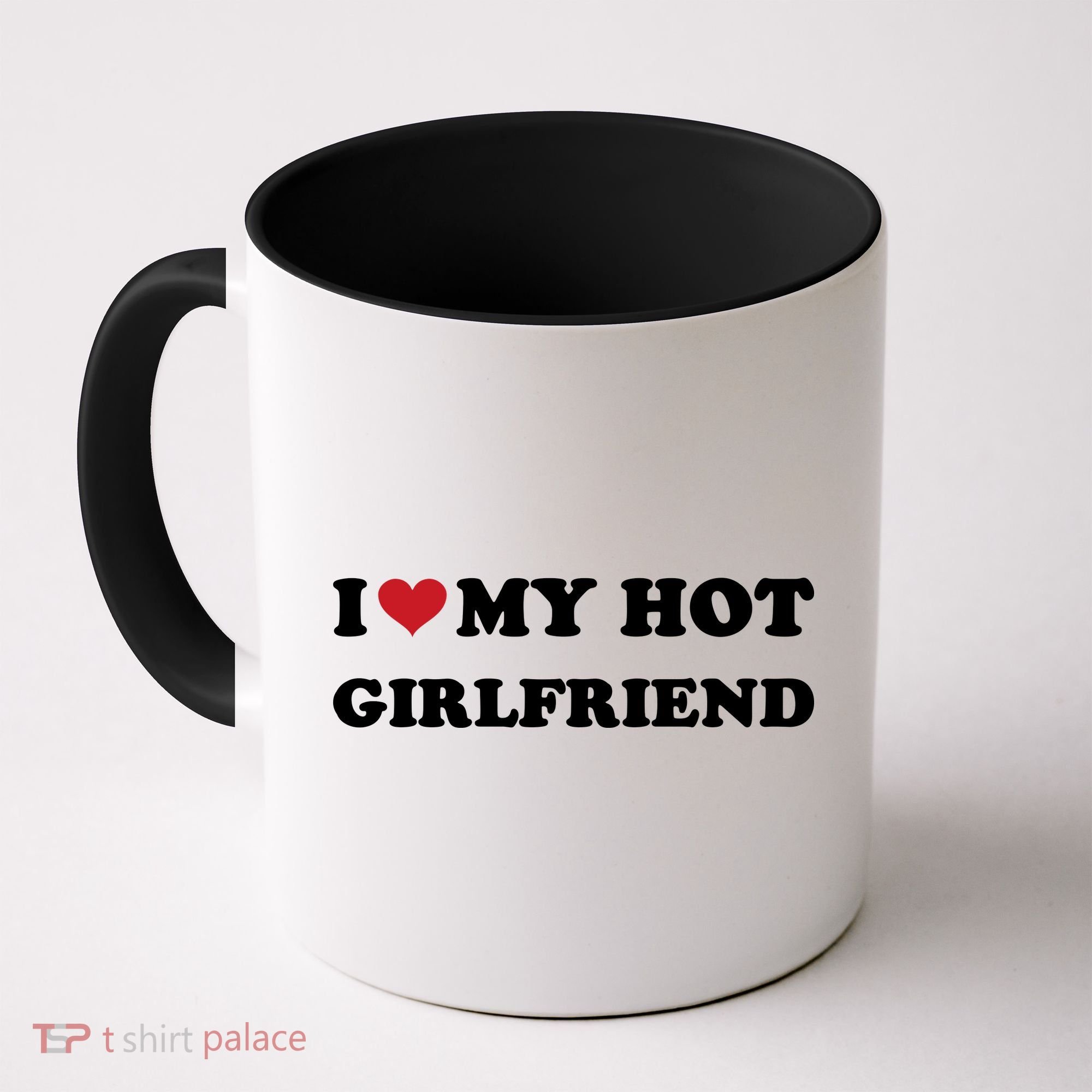 I Heart My Hot Girlfriend Coffee Mug