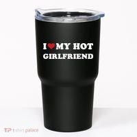 I Heart My Hot Girlfriend Tumbler thumb 0