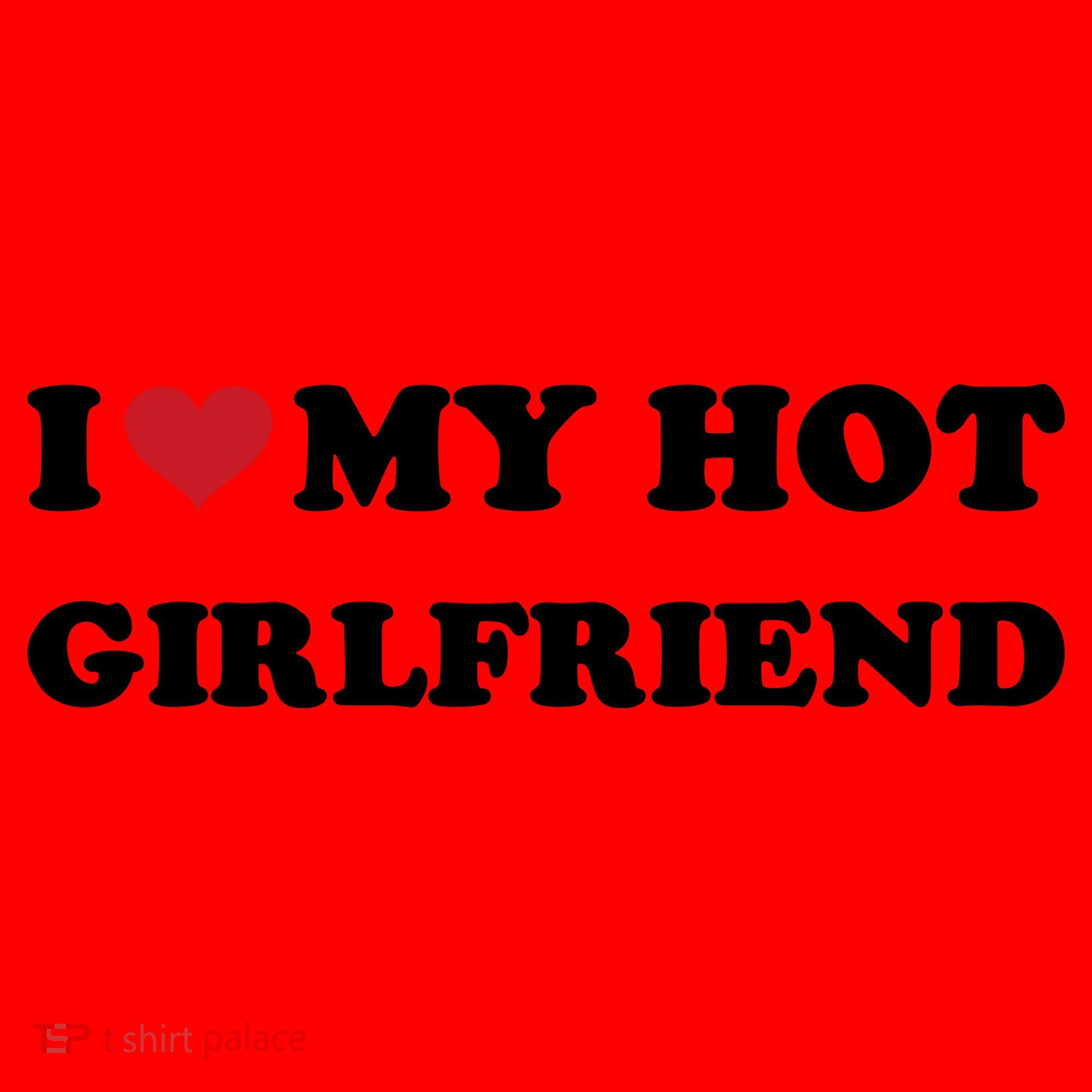 I Heart My Hot Girlfriend Santa Hat