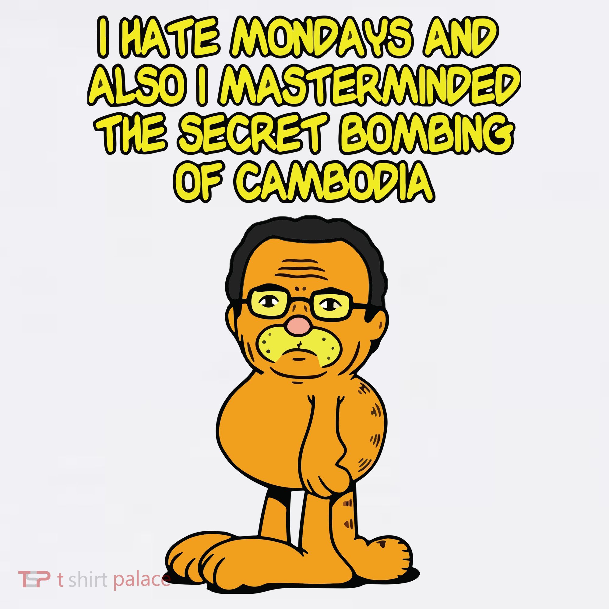 I Hate Mondays And Also I Masterminded The Secret Bombing Of Cambodia Funny Beanie