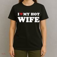 I Heart My Hot Wife T-Shirt thumb 4