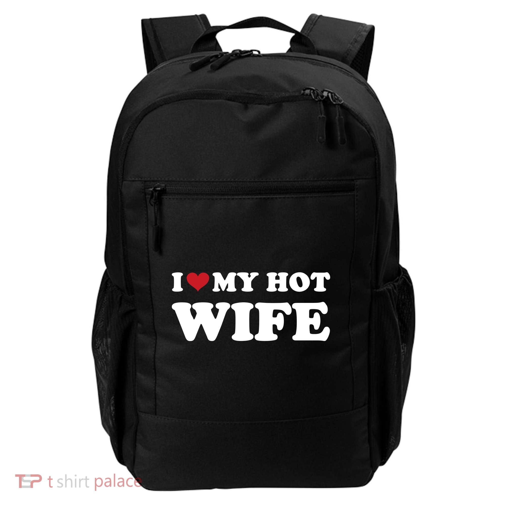 I Heart My Hot Wife Backpack