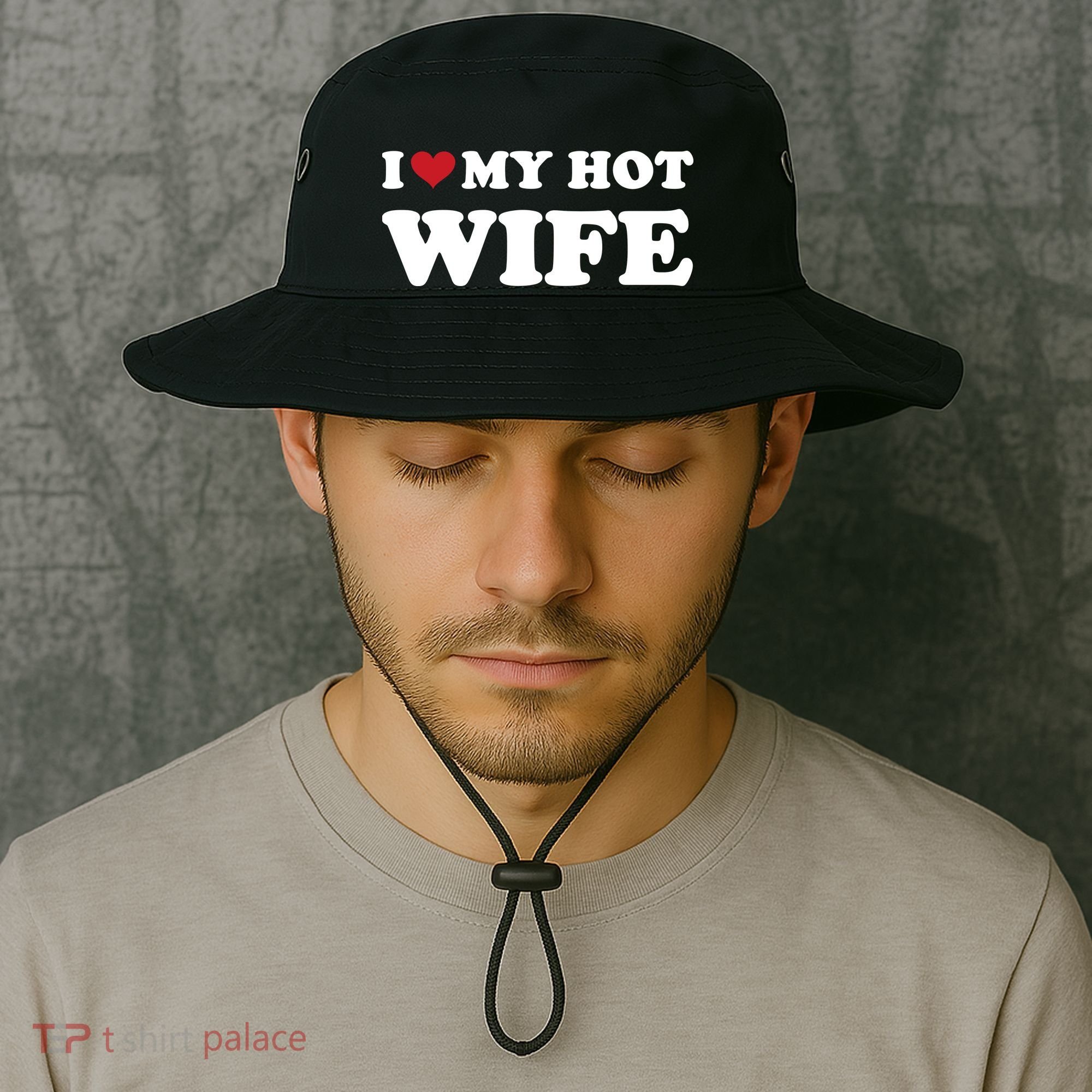 I Heart My Hot Wife Bucket Hat