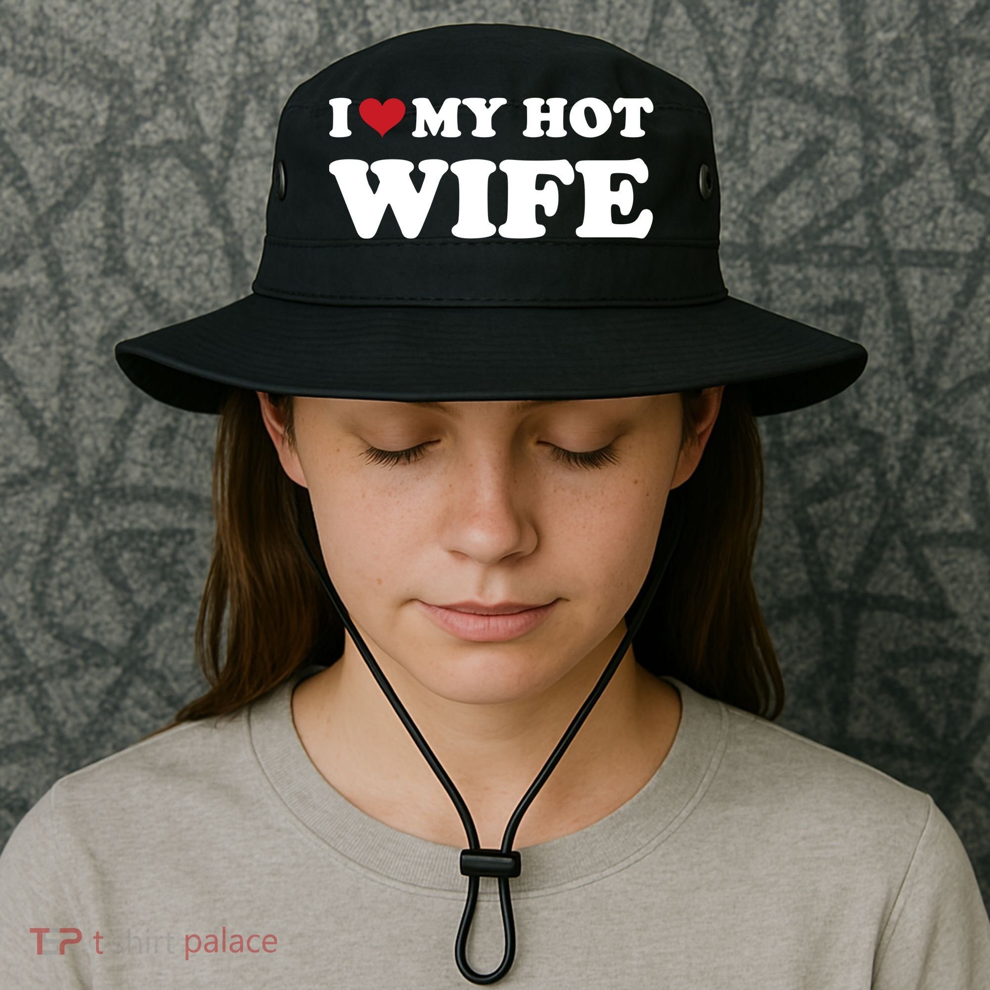 I Heart My Hot Wife Bucket Hat