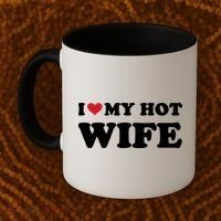 I Heart My Hot Wife Coffee Mug thumb 2