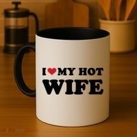 I Heart My Hot Wife Coffee Mug thumb 4
