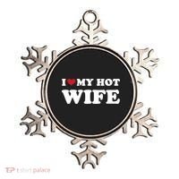 I Heart My Hot Wife Ornament thumb 0