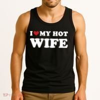 I Heart My Hot Wife Tank Top thumb 3