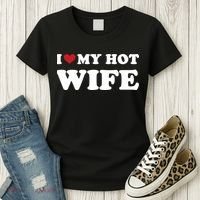 I Heart My Hot Wife Women's T-Shirt thumb 3