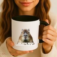 Idk How Much Longer I Can Slay Capybara Sarcastic Dank Meme Coffee Mug thumb 3