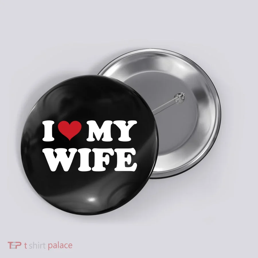 I Heart My Wife Button