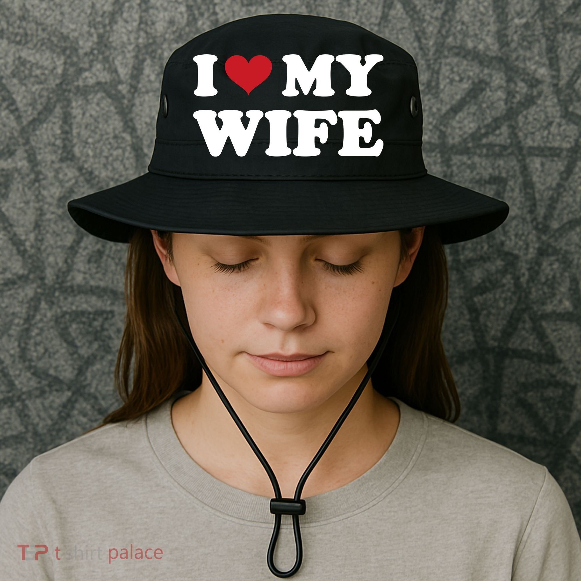 I Heart My Wife Bucket Hat