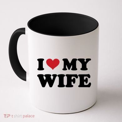 I Heart My Wife Coffee Mug