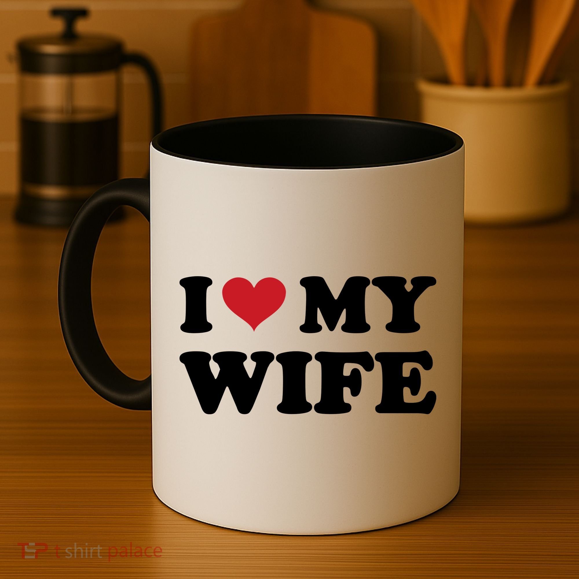 I Heart My Wife Coffee Mug
